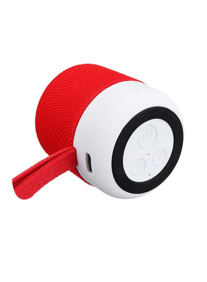 NIBEMINENT TWS Mini Pocket Bluetooth Speaker Red - Image 1