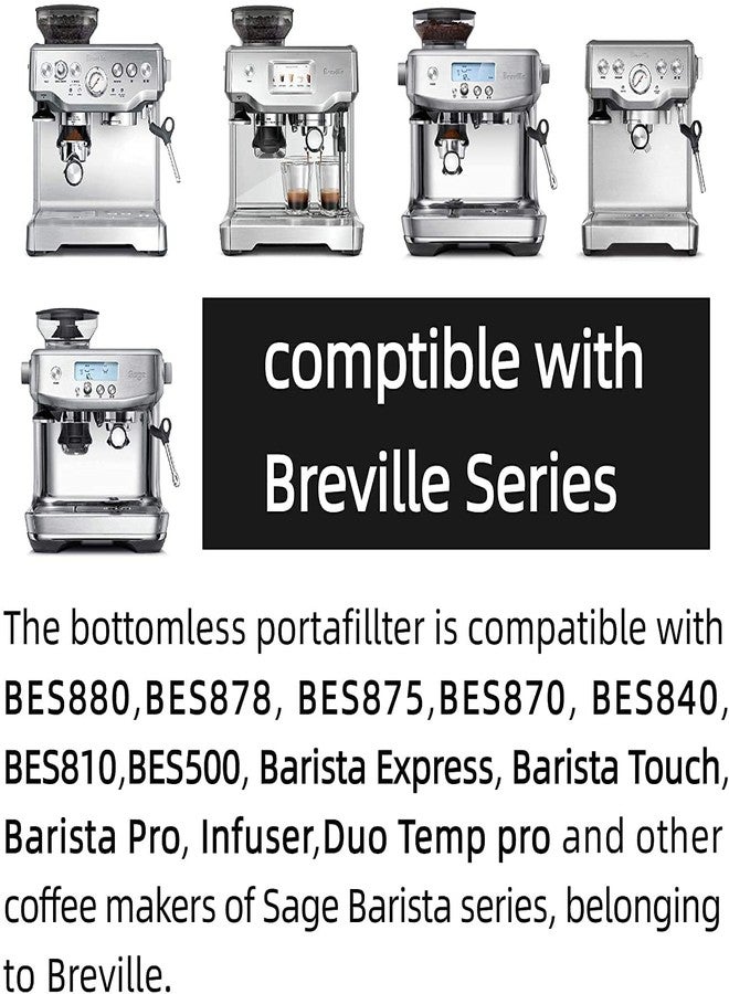 NEOUZA 54mm Bottomless Portafilter compatible with BES880,BES878, BES875,BES870, BES840,BES810,BES500, Barista Express, Barista Touch, Barista Pro, Infuser,Duo Temp Pro - Image 5