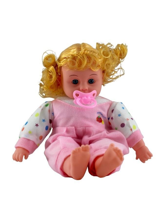 Toy Box - Soft Silicone Cute Crying Baby Doll Toys Children Birthday Gifts Multicolor - Image 1