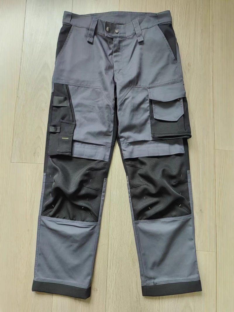 YANWEN Labor Protection Pants with Three-Dimensional Pockets, Multi-Pocket Reinforced Pants, Construction Workwear  Pants, - Image 4