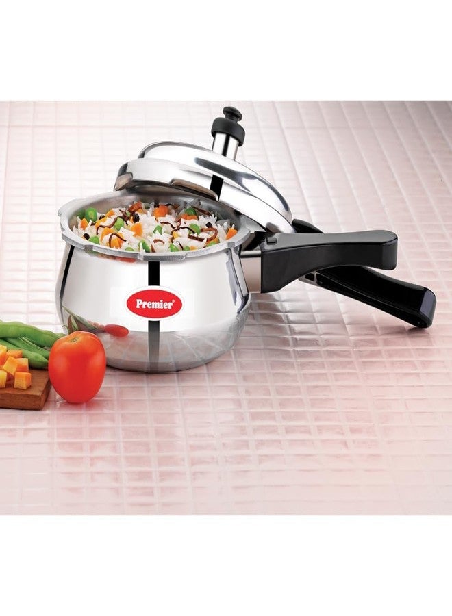 Premier Aluminium Handi Pressure Cooker 3 Ltr (1.5 Ltr) - Image 3