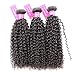 Original Queen 100 Brazilian Unprocessed Virgin Kinky Curly Human Hair Weave 4 Bundles Deep Curly Hair Extensions Mixed Length 28 28 28 28inches - Image 4