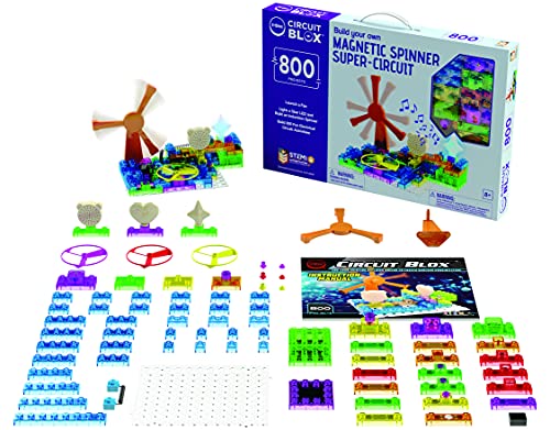 E-Blox EBlox Circuit Blox Builder  800 Projects Circuit Board Building Blocks Coding Kit Toys Set for Kids Ages 8 CB0187 - Image 1