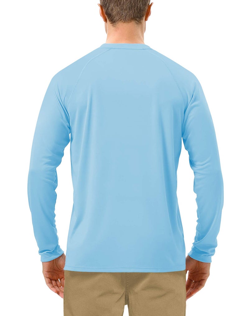 Roadbox Mens UPF 50+ UV Sun Protection Shirts Outdoor Long Sleeve SPF Diving Rash Guard for Fishing Hiking Swimming - Image 2