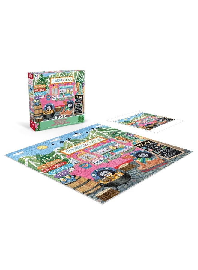 Ceaco - Food Trucks - Festive Food Truck II - 500 Piece Jigsaw Puzzle - Image 1