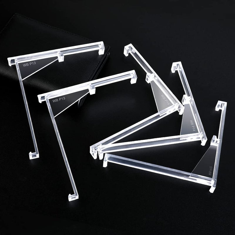 lofrcin 3.5 Inch Vertical Blind Valance Clip  Clear Plastic Valance Clip  Vertical Blind Hidden Installation Bracket  Vertical Blinds Replacement Part(8PCS) - Image 3