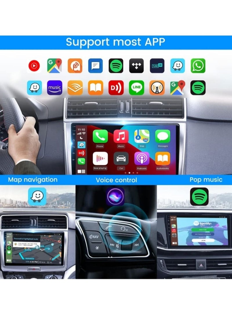 Carlinkit Wireless CarPlay Android Auto For Android Car Radio Screen Mirroring Steering Wheel Controls Plug And Play Fit For Aftermarket Head Unit With Android 4.4 or Above