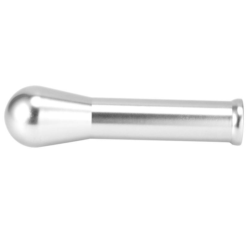 15cm/5.9in Manual Automatic Shift Knob Gear Stick Aluminum Alloy Accessory Universal for CarSilver - Image 3