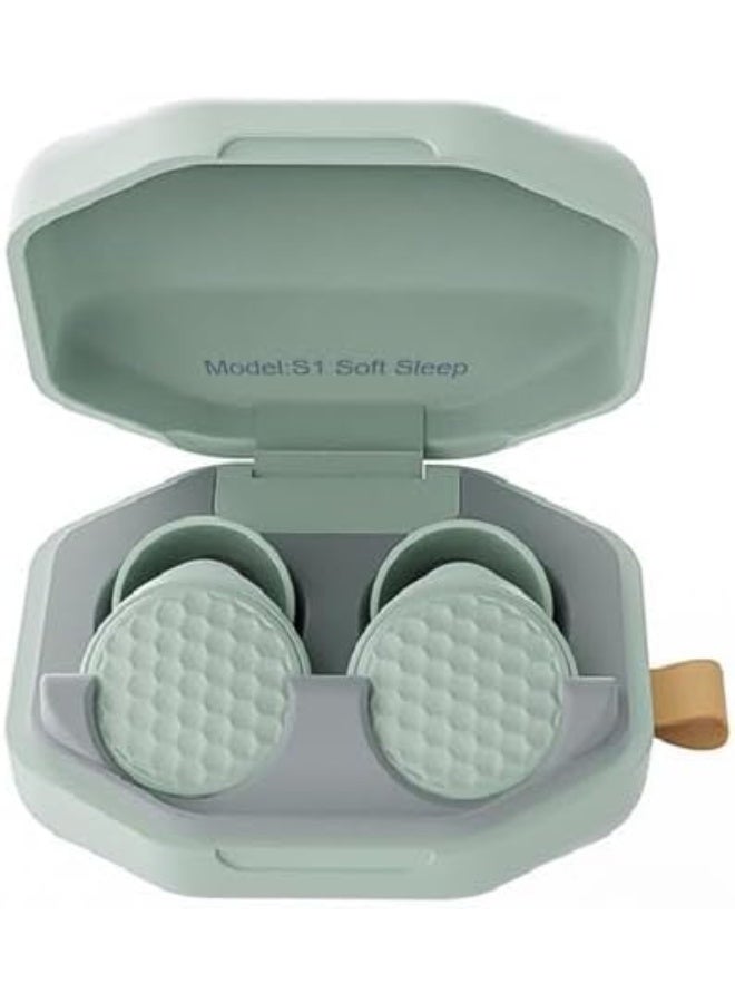 TCH S1 Soft Sleep Earbuds -45dB Noise Reduction, Ultra Comfortable Sleep Buds, Lightweight Design, Green, International Version - Image 1