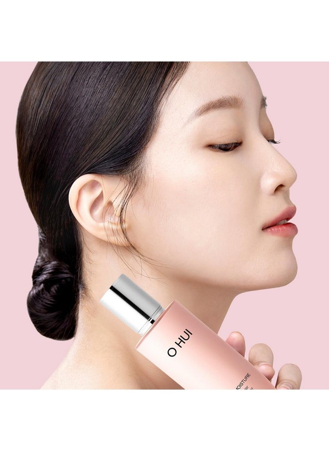 O HUI - Ohui Miracle Moisture Set Korean Skin Care Set 2 Full Size + 4 Travel Essentials Helps Strengthen Skin Barrier Glowing Skin Glass Skin Softener Lotion Face Wash Emulsion Ceramide Peptide - Image 1