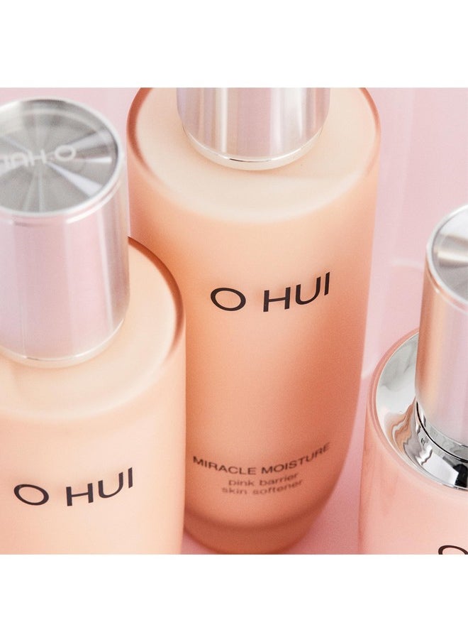 O HUI - Ohui Miracle Moisture Set Korean Skin Care Set 2 Full Size + 4 Travel Essentials Helps Strengthen Skin Barrier Glowing Skin Glass Skin Softener Lotion Face Wash Emulsion Ceramide Peptide - Image 1