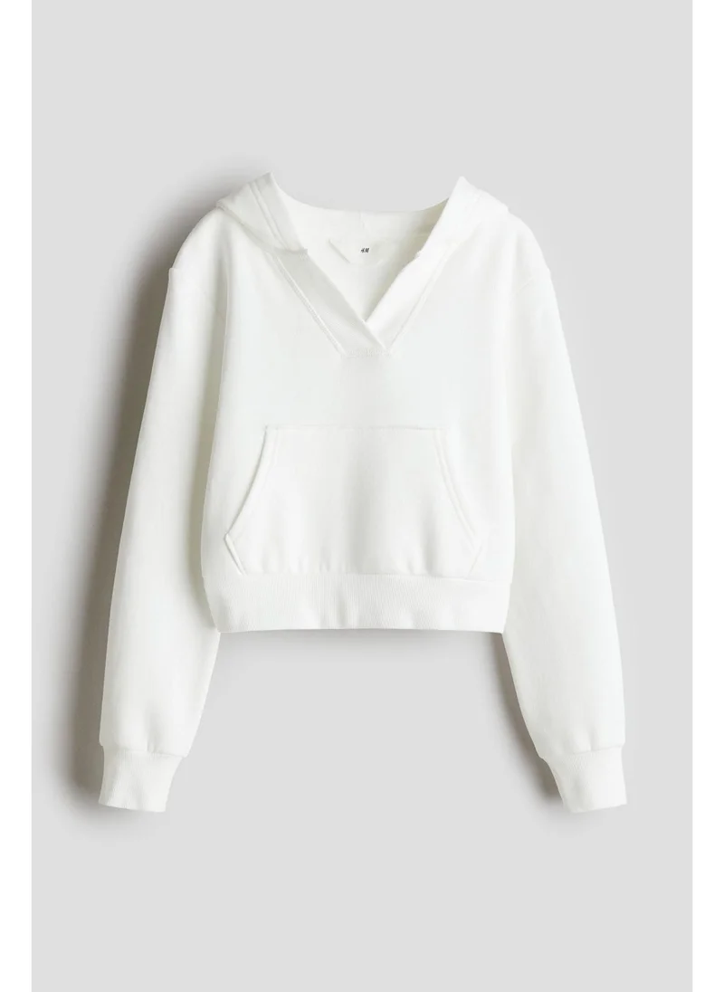 اتش اند ام V-neck hoodie
