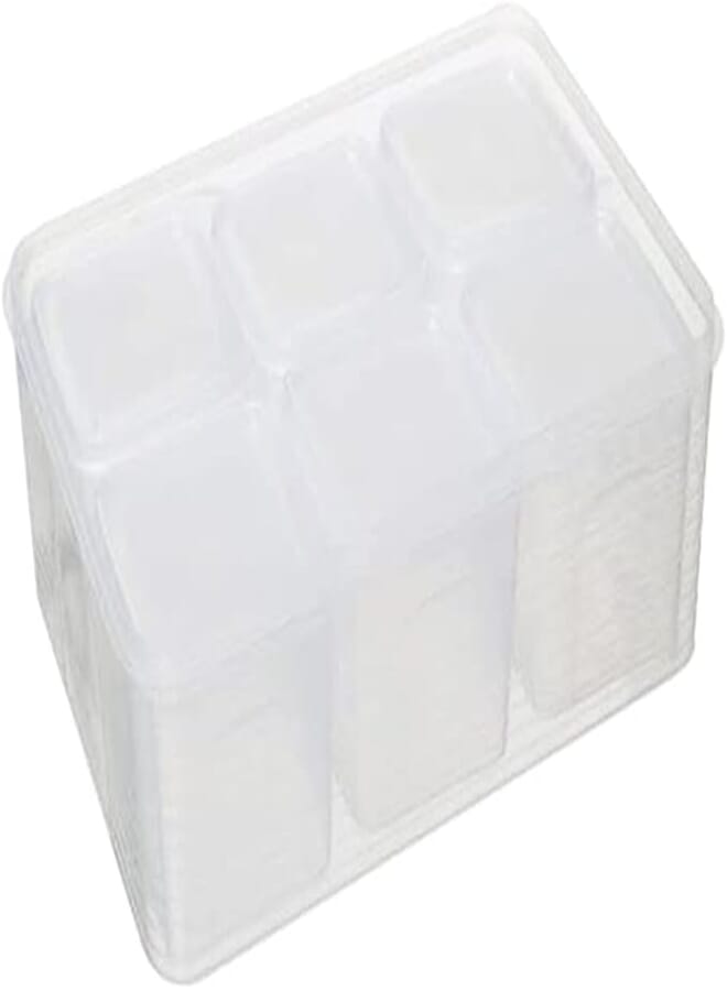 Spaceshoop Large Lunch Container 6 Small - Transparent