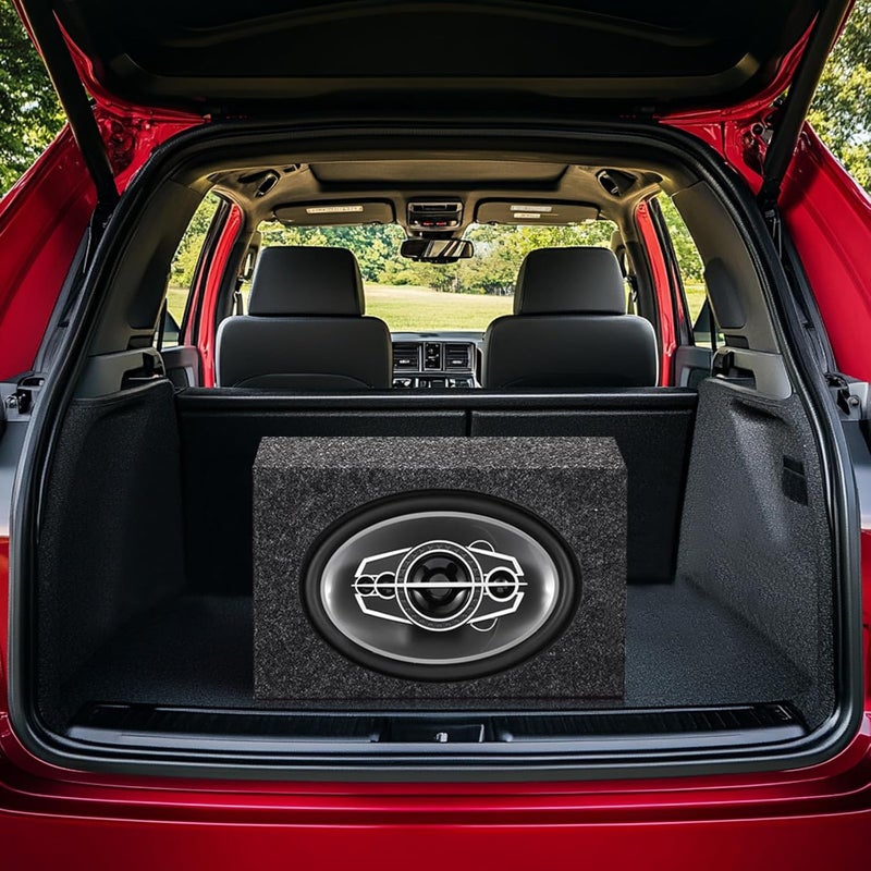 Suacopzar 6 x 9 Inch Car Audio Speaker Box Enclosure - Universal Fit Ported Subwoofer Enclosure - Image 5