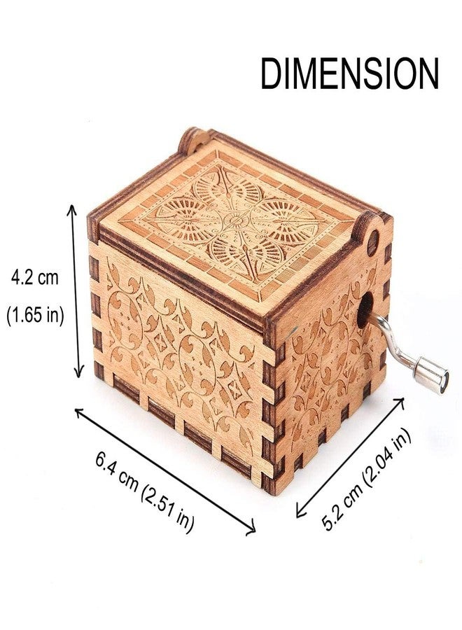 ukebobo Wooden Music Box - The Pooh Saying Music Box, Gift for Friend, Cousins, BFF, New Year's Gifts- 1 Set - Image 3