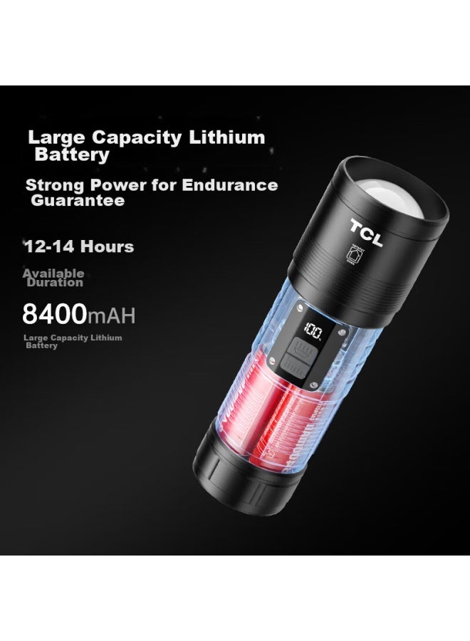 Tcl Td100 High-intensity Flashlight With Ultra-long Battery Life For Outdoor Survival, High Brightness, And Home/outdoor Use, 200000k Lumens - Image 5