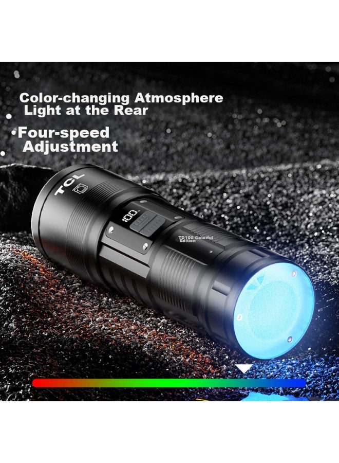 Tcl Td100 High-intensity Flashlight With Ultra-long Battery Life For Outdoor Survival, High Brightness, And Home/outdoor Use, 200000k Lumens - Image 4