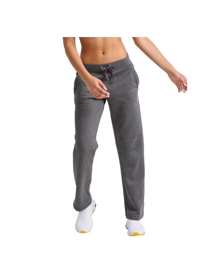 Champion Powerblend Fleece Pants, Women's Soft Sweatpants, Women's Fleece Sweatpants, 31", Granite Heather, XL - Image 1