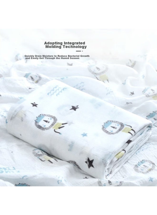 9i9 Baby Swaddle Blanket, Newborn Wrap, Maternity Ward Swaddling Cloth, Single Layer Gauze Swaddle, 97 - Image 4
