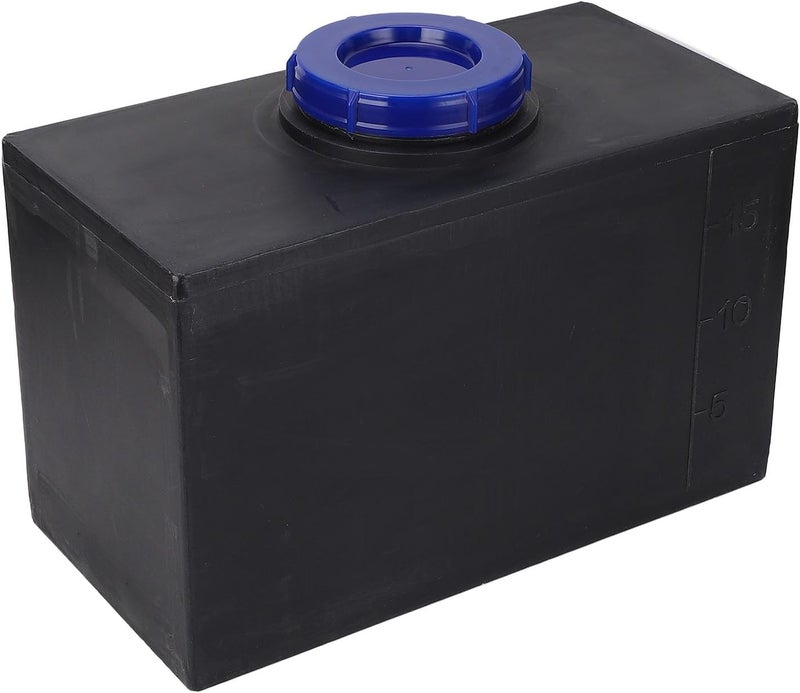 Tbest RV Water Storage Tank 5 Gallon Black Square LLDPE Heat Cold Resistance Holding for Trailers Boats Yachts - Image 3