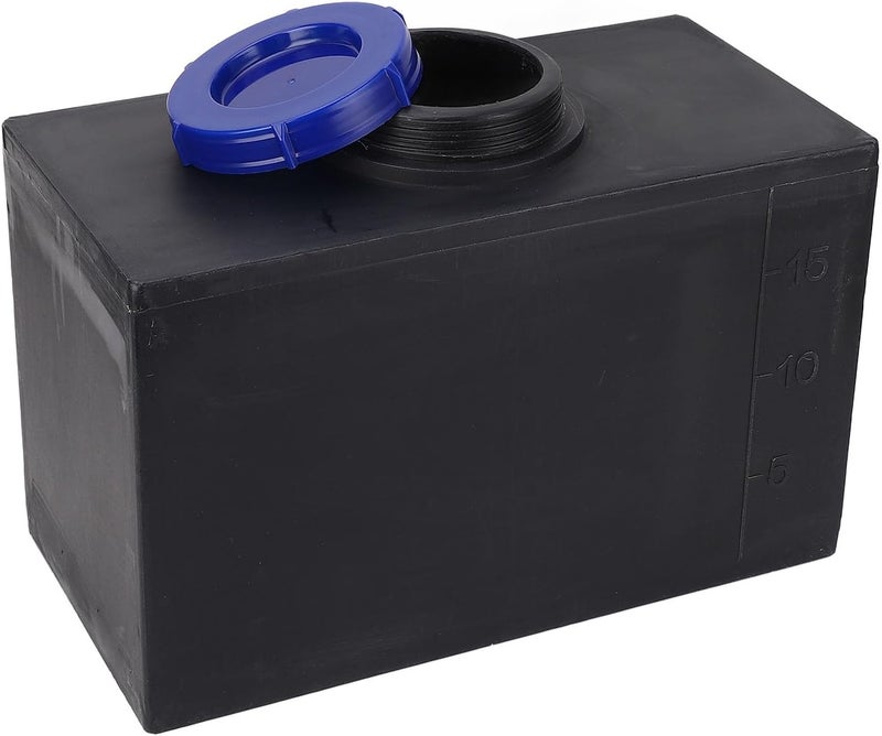 Tbest RV Water Storage Tank 5 Gallon Black Square LLDPE Heat Cold Resistance Holding for Trailers Boats Yachts - Image 5