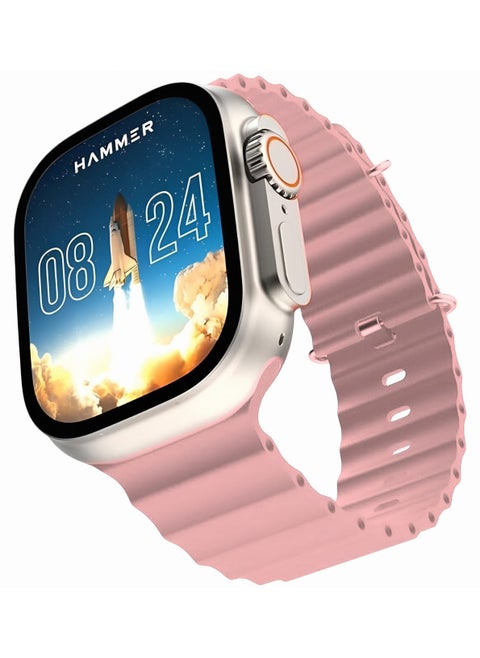 T9000 Smart Watch Bluetooth Wireless Charging - Pink