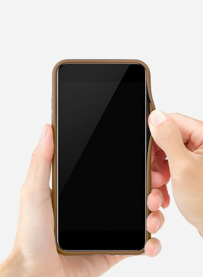 تشابي لاين  غطاء حماية من نسيج السيليكون الناعم لهاتف سامسونج جالاكسي S24+ / S24 Plus 5G 2024 بني - Image 5