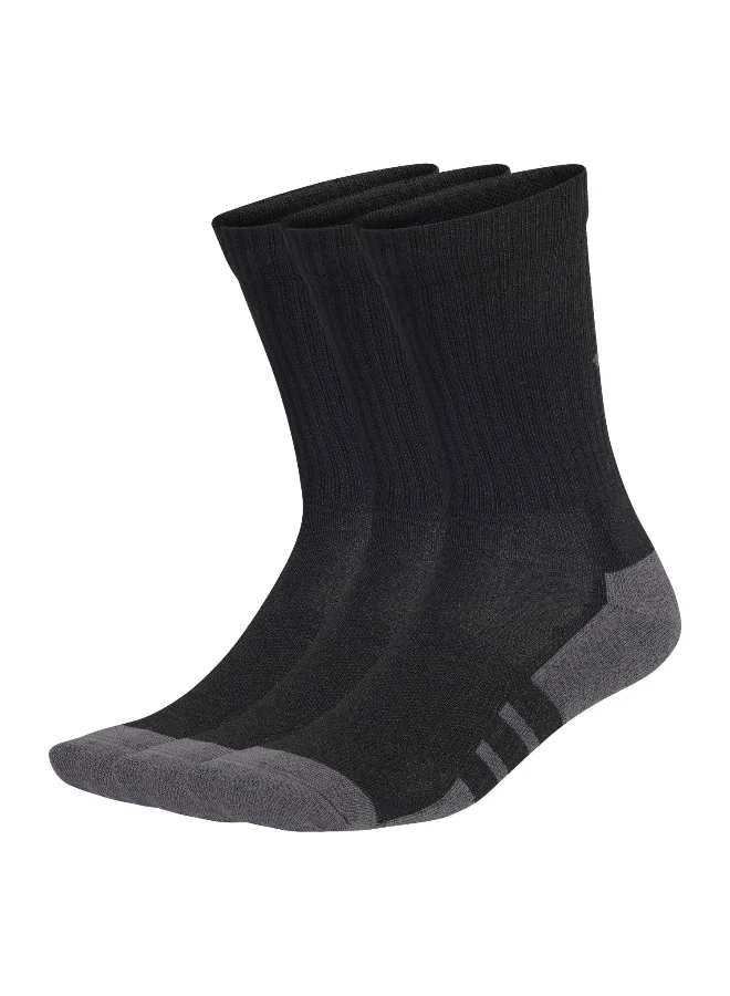 adidas Ess Cc Crew 3P Black Training Socks For Unisex 2 - 3.5