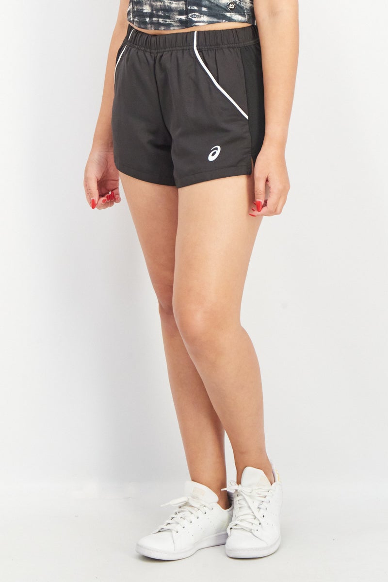 asics Women Sportswear Fit Training Shorts, Black - Image 2
