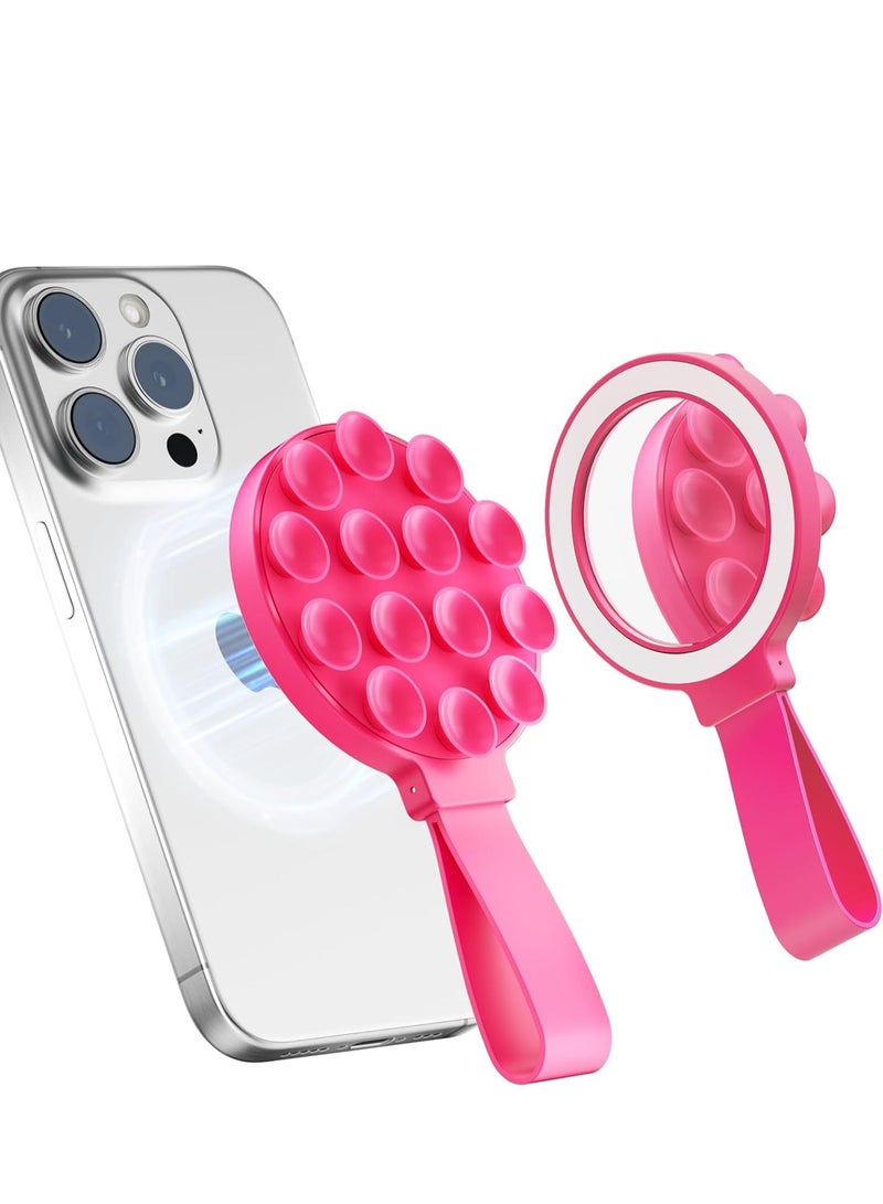general Magnetic Suction Phone Case Mount, Silicone Suction Cup Phone Grip Holder Stand for iPhone u0026 Android, Hands-Free Cell Phone Accessory Holder for Selfies u0026 Tiktok Videos - Image 1