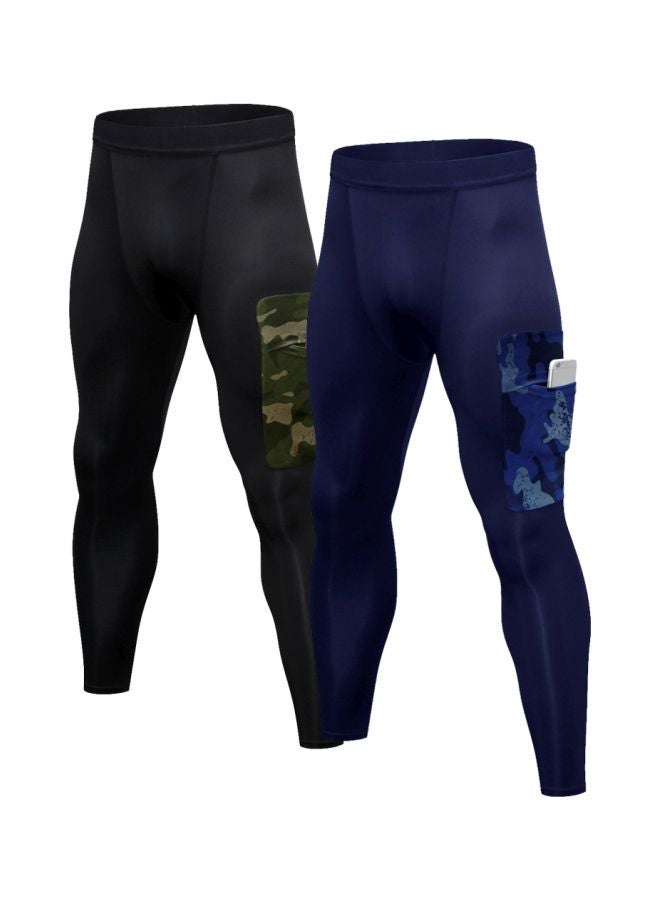 NIBEMINENT Pack Of 2 Compression Pants M  - Image 1