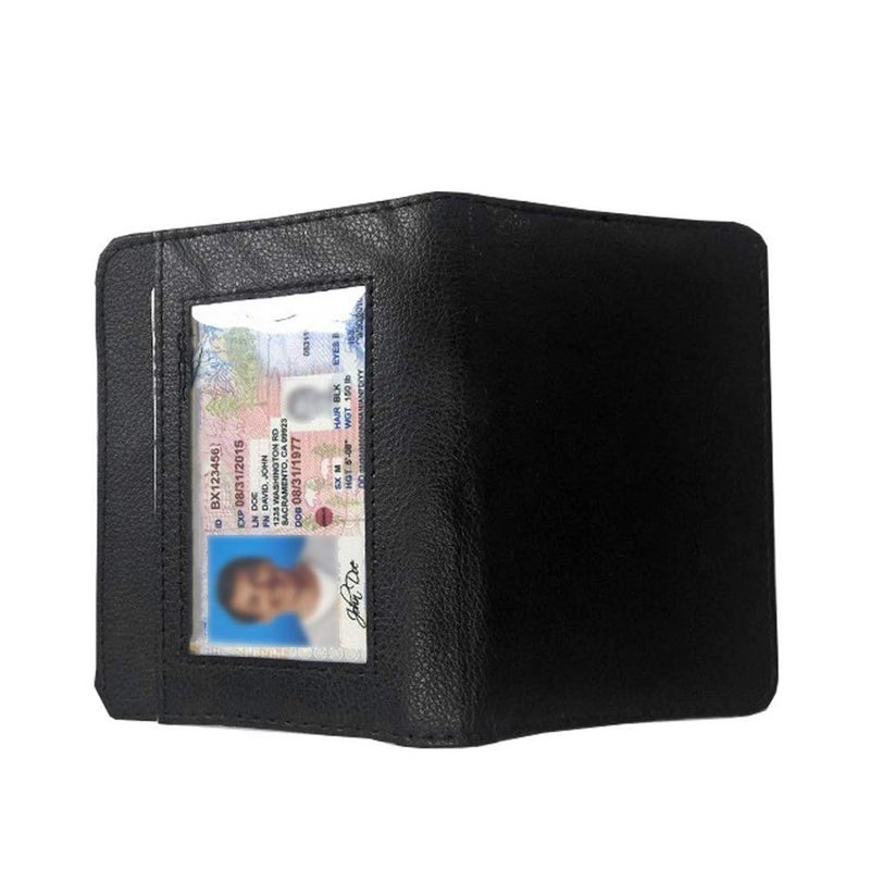 Paddsun Credit Card Holder Wallet RFID Blocking Leather Wallet for Men and Women with Zipper, Huge Storage Capacity - Image 3