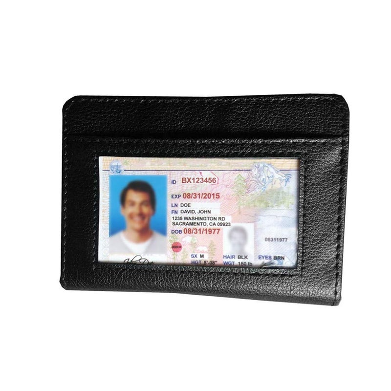 Paddsun Credit Card Holder Wallet RFID Blocking Leather Wallet for Men and Women with Zipper, Huge Storage Capacity - Image 4