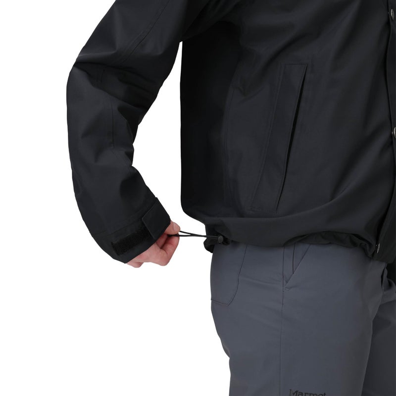 MARMOT Womenâ€™s Cascade Durable & Waterproof Rain Jacket, Black, Small - Image 3