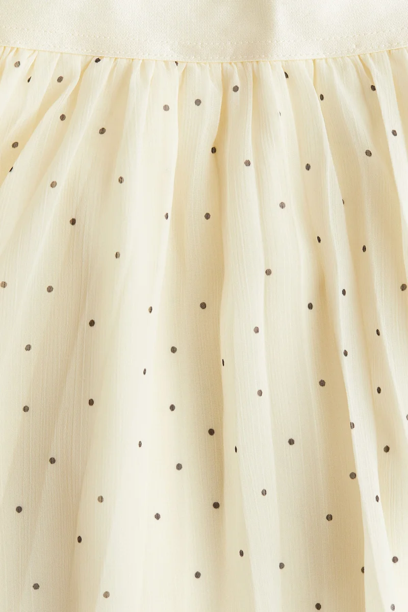 H&M Plissé chiffon skirt