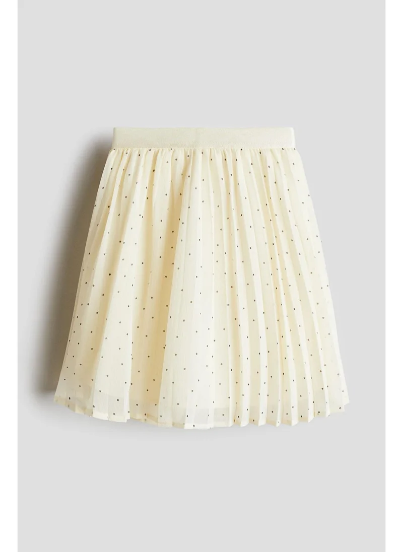 H&M Plissé chiffon skirt