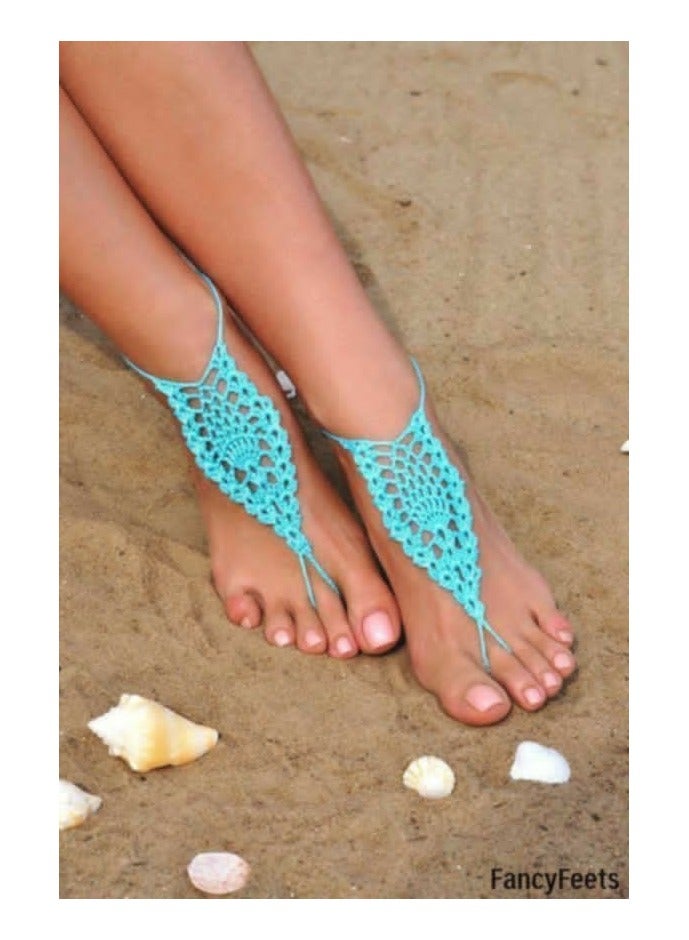Women's crochet anklet 