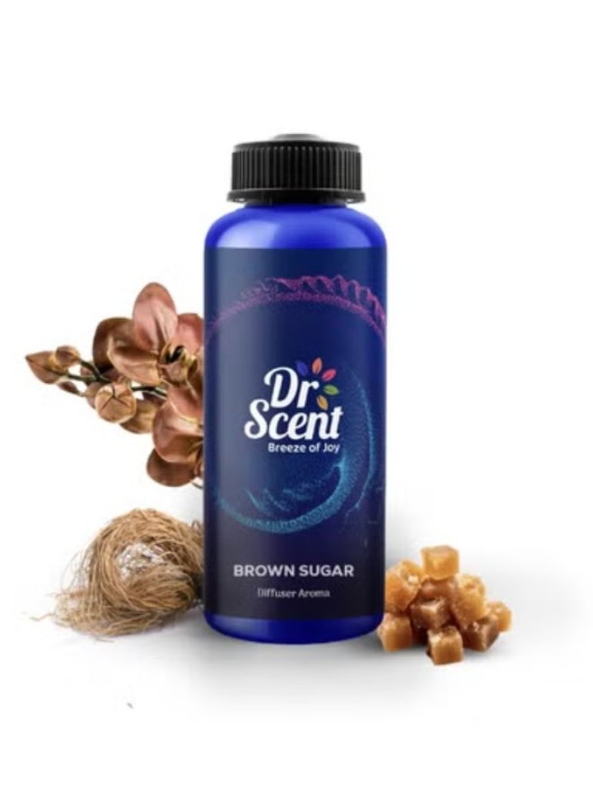 Dr Scent Breeze of Joy Diffuser Aroma Brown Sugar, With Distinctive notes Brown Orchid Flower | Strong Essence vetiver | Ending with Sweet Sugar Notes (500ml) - Image 1