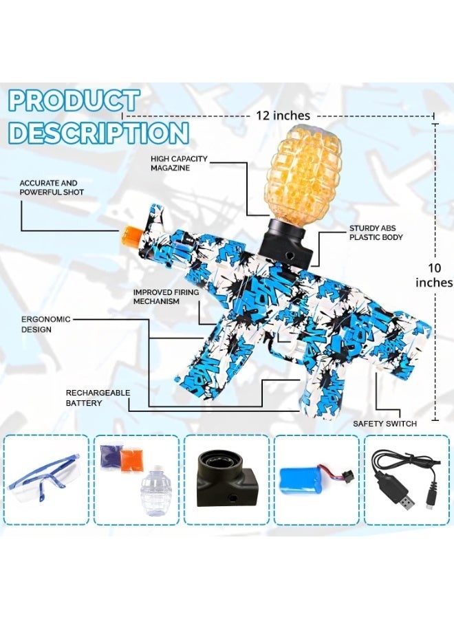 DKH Gel Ball Blaster, High Precision Hydrated Ball Launcher, Rechargeable Outdoor Toy - Image 2