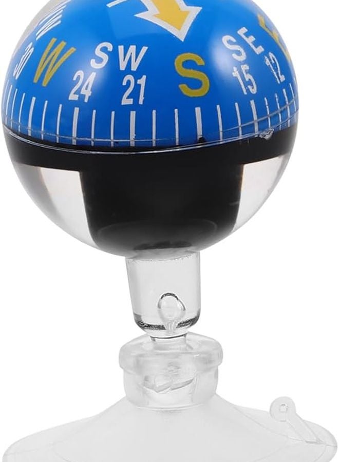 بوصلة كرة قابلة للتثبيت بمصاصة محمولة لسيارة لوحة القيادة للملاحة الخارجية - Image 2