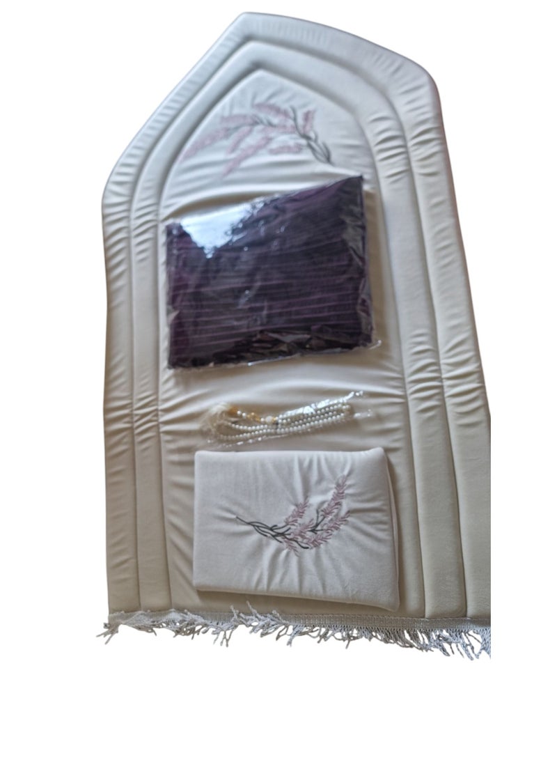 Prayer Mat Set With a Prayer Dress For Women Color May Vary  - Image 3