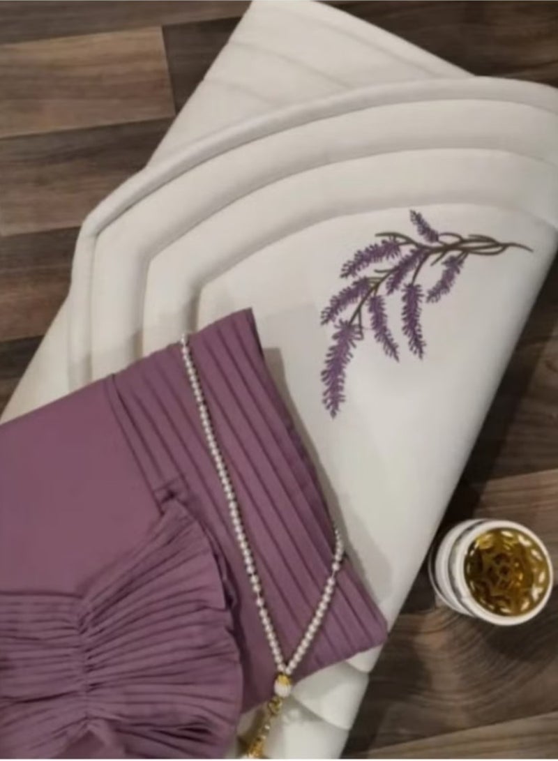 Prayer Mat Set With a Prayer Dress For Women Color May Vary  - Image 1
