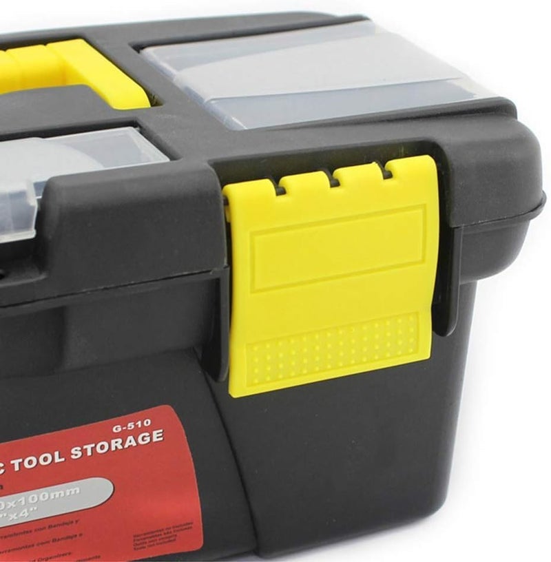 Vroxy Multipurpose Plastic Storage Box for Engineering Tools Hand Tools Organizer Box with Handle for Tools Stationery Household Items Accessories Hardware 1Pcs - Image 4