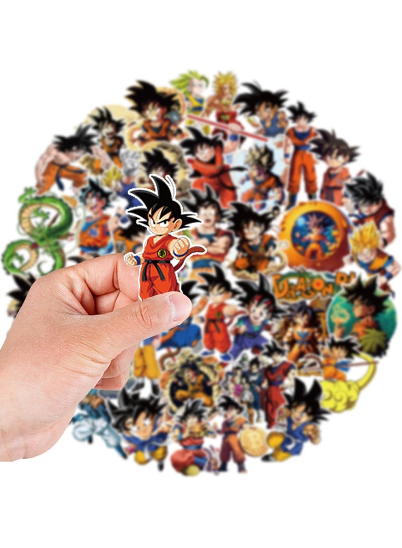 50-Piece Anime Stickers Waterproof Vinyl Stickers for Laptop - Image 5