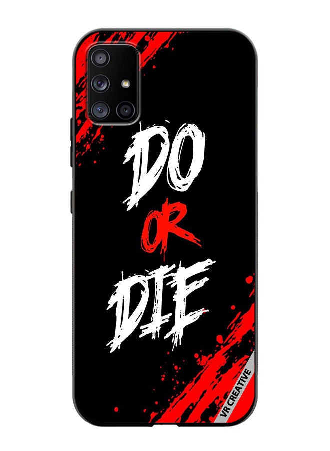 VR CREATIVE Protective Case Cover For Samsung Galaxy A71 5G Do Or Die Design Multicolour - Image 1