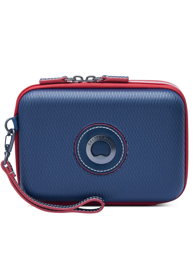DELSEY Paris Chatelet Air 2.0 Hardcase Clutch With Removable Shoulder Strap Blue