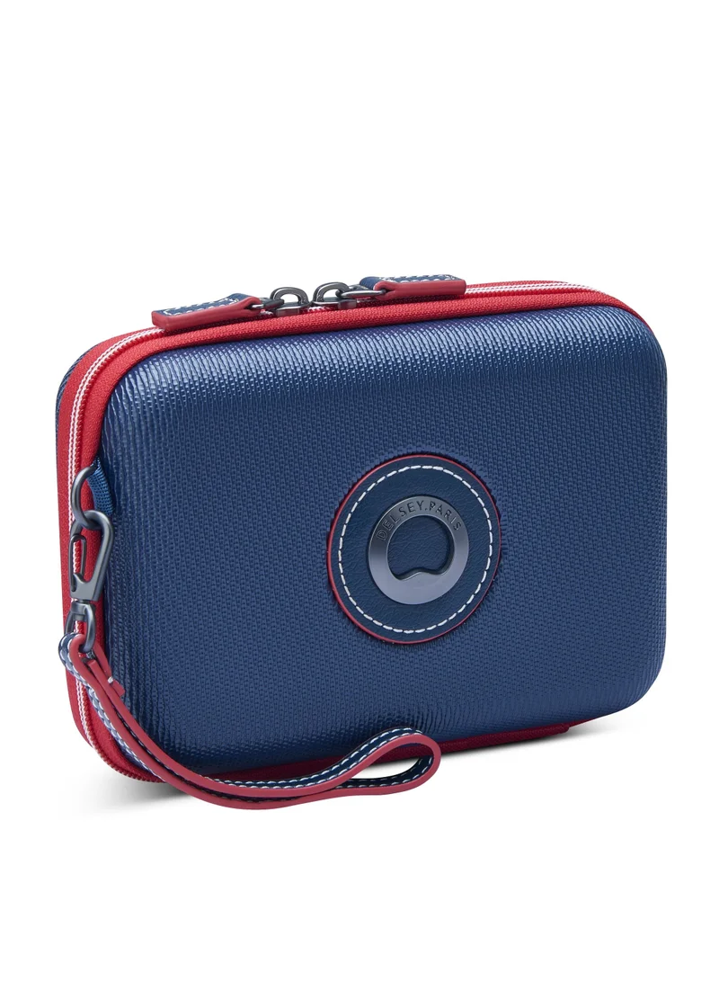 DELSEY Paris Chatelet Air 2.0 Hardcase Clutch With Removable Shoulder Strap Blue