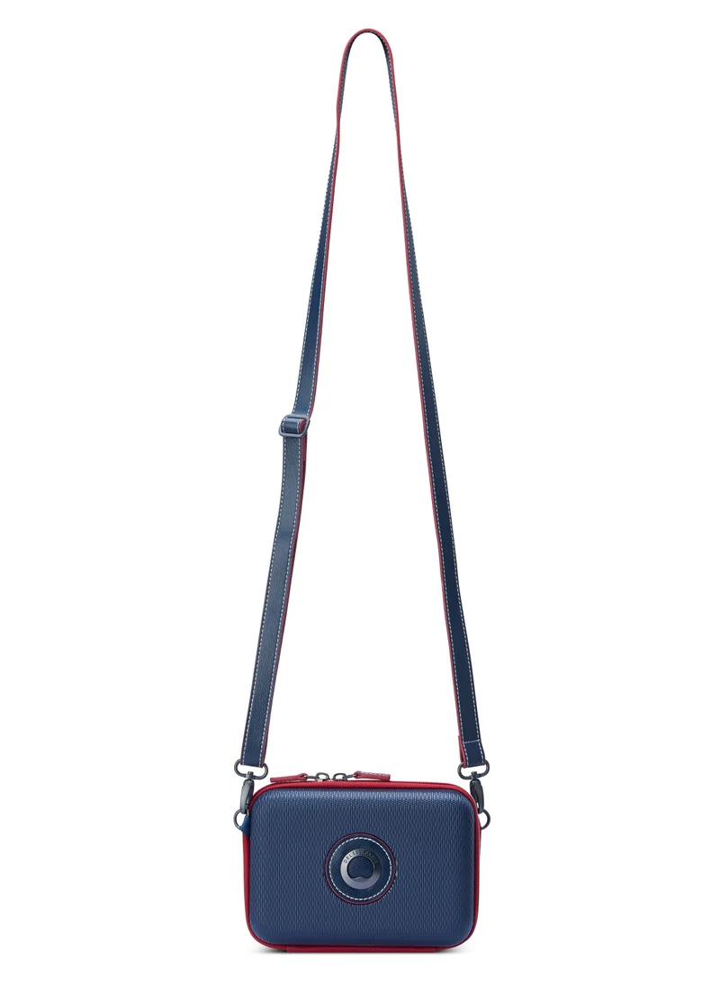 DELSEY Paris Chatelet Air 2.0 Hardcase Clutch With Removable Shoulder Strap Blue