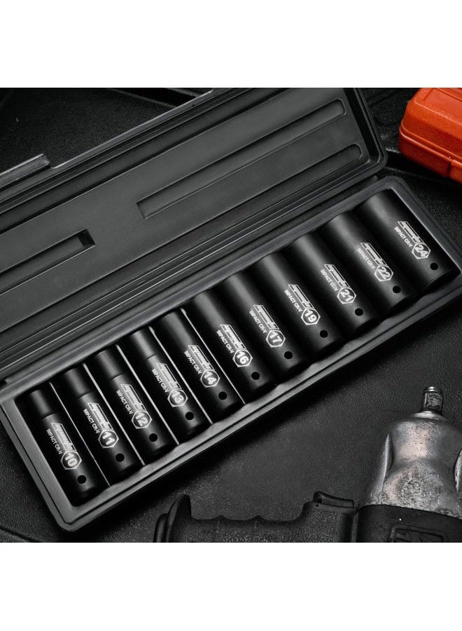 EPAuto 1/2-Inch Drive Metric Deep Impact Socket Set, 11 Sockets - Image 4