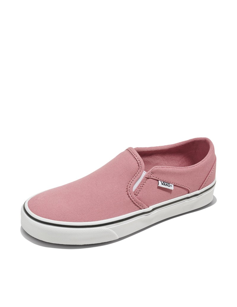 Vans Women's Asher Slip-On Shoe - Casual Sneakers for Walking, Fashion & Work. Canvas Dusky Rose. 7.5 - Image 2